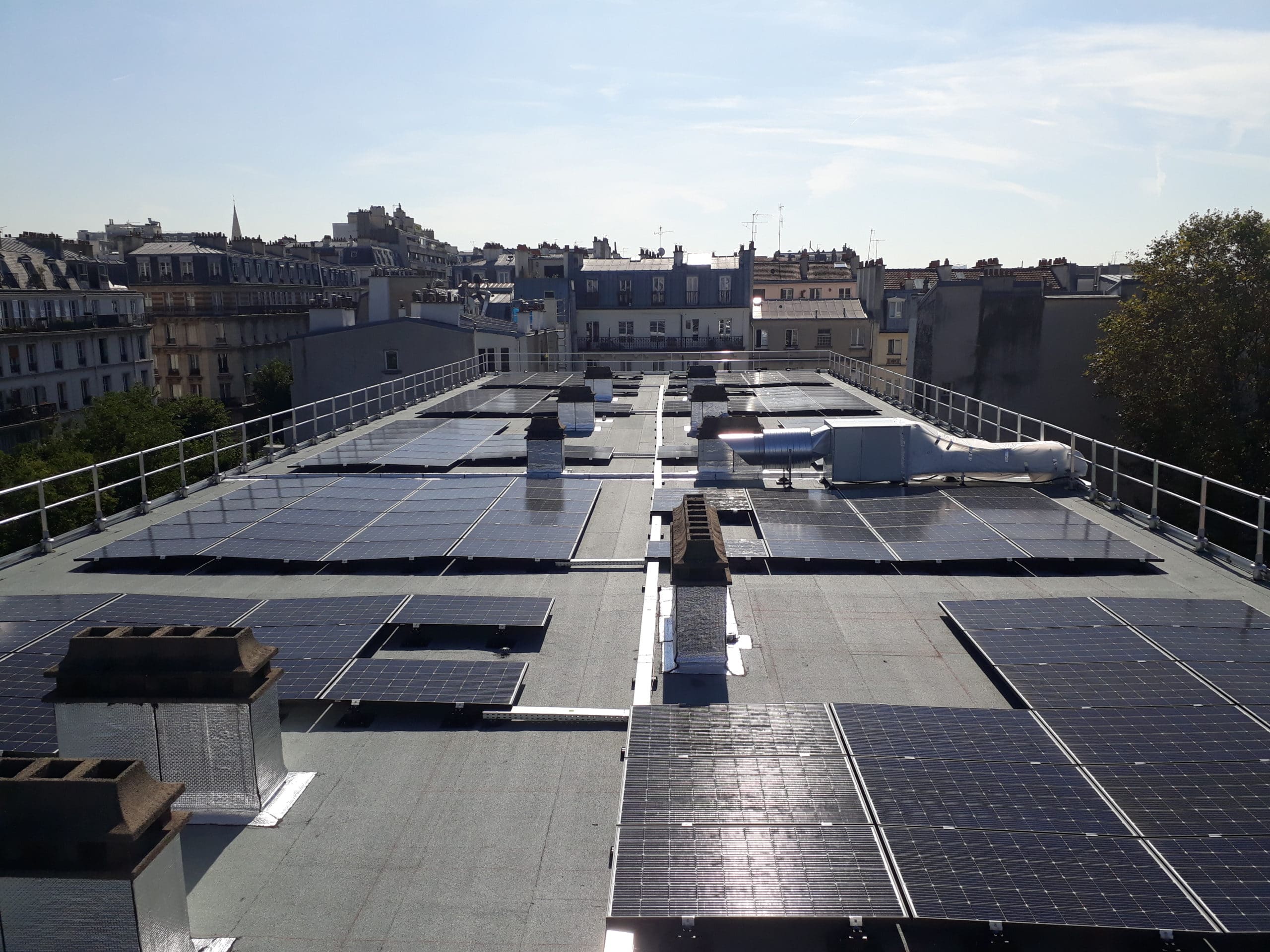 Toiture Terrasse Photovolta Que Cole Parmentier Paris Me Made